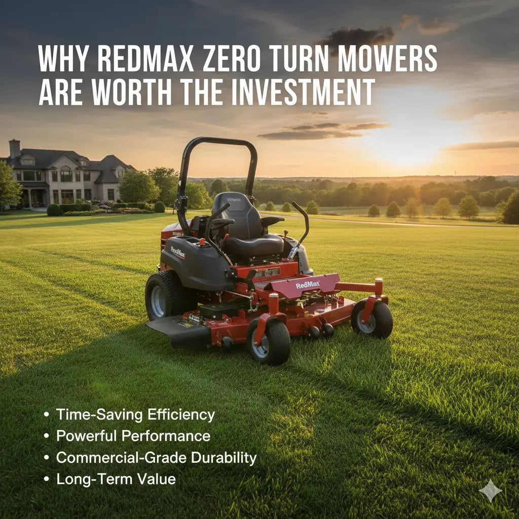 redmax zero turn mowers are worth the investment