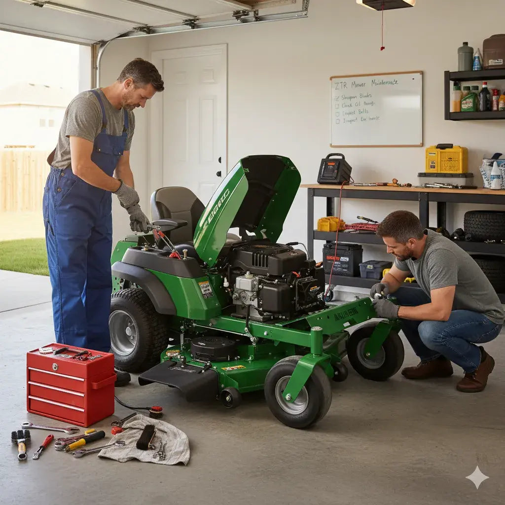 Zero turn mower trouble shooting