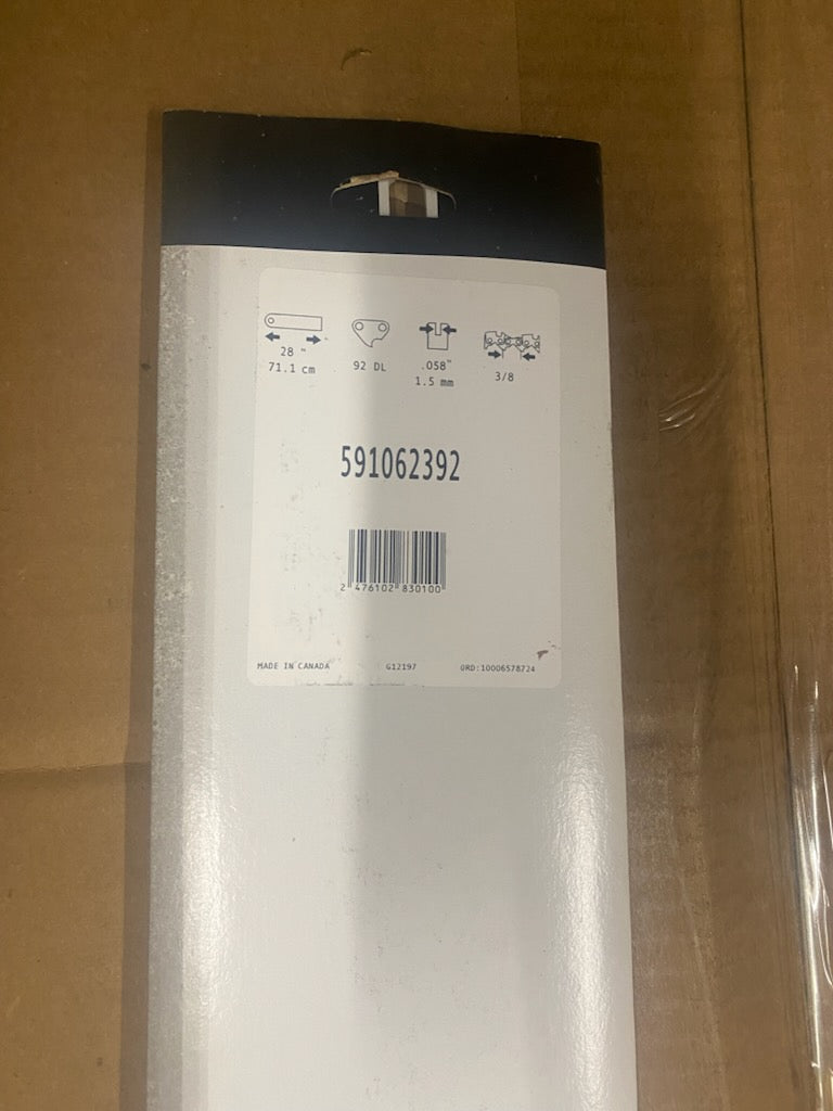 RedMax GUIDE BAR 28IN 3/8 .058 92DL 591062392