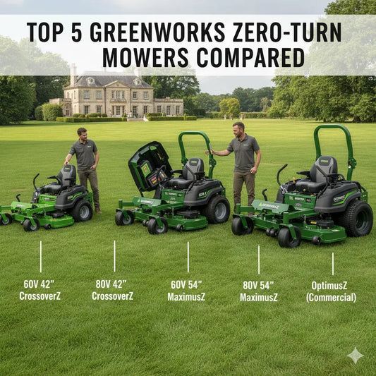 greenworks zero turn mowers
