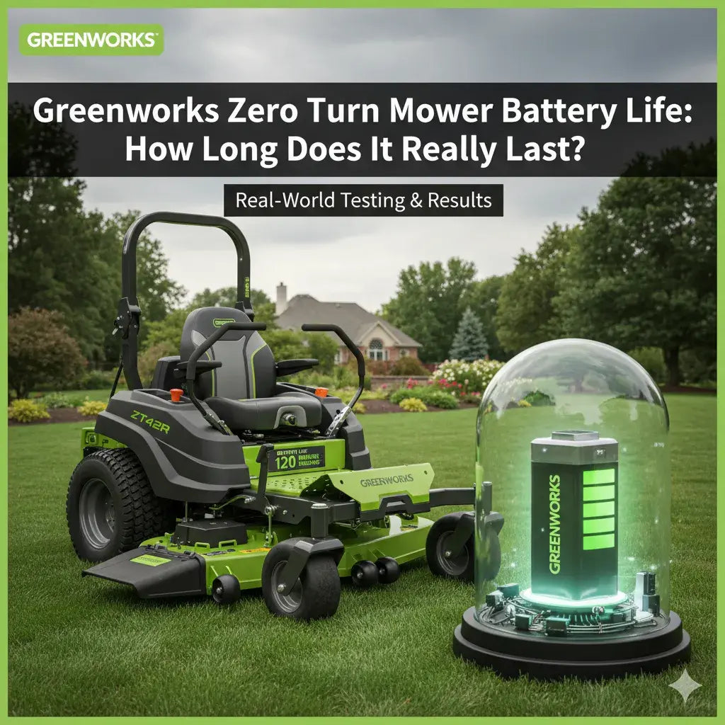 Greenworks Zero Turn Mower Battery Life: How Long Does It Really Last?