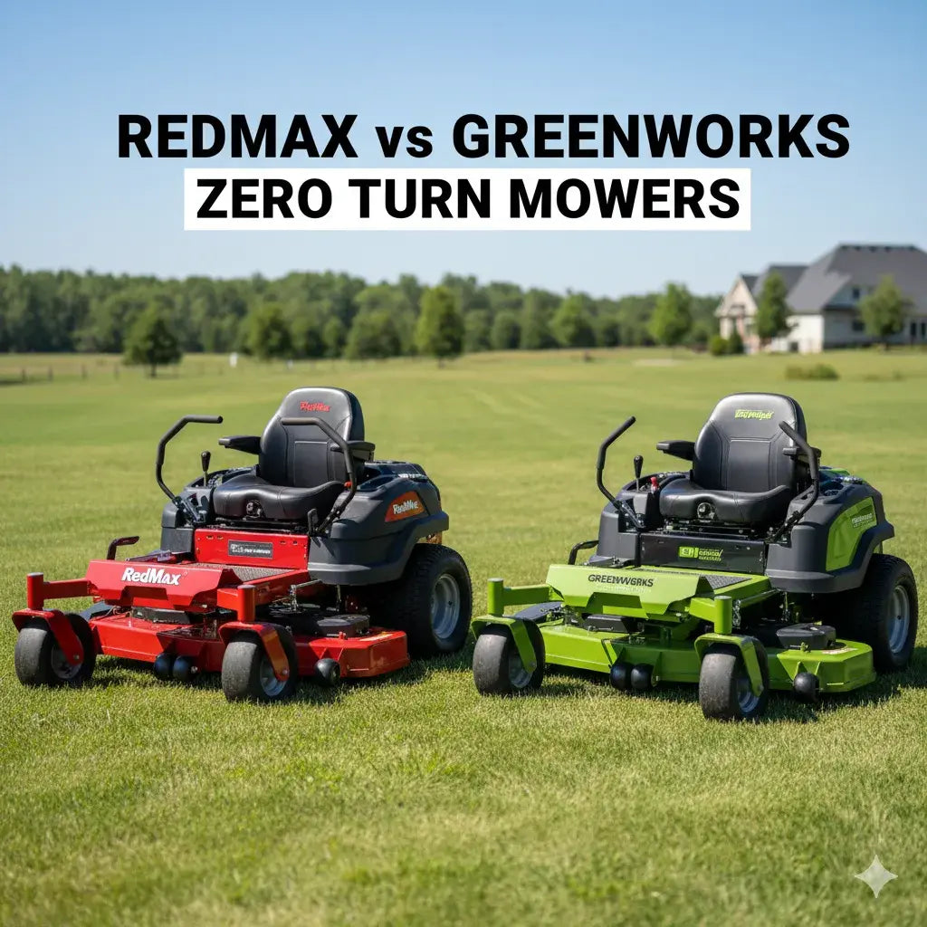 RedMax Zero Turn Mower vs Greenworks Zero Turn Mower: Which One Is Right for You?