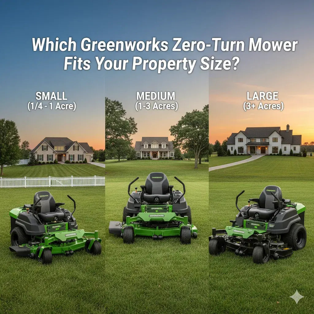 Which Greenworks Zero-Turn Mower Fits Your Property Size?
