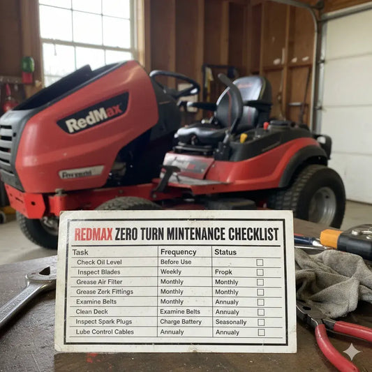 The Essential RedMax Zero Turn Mower Maintenance Checklist: Run Strong All Season