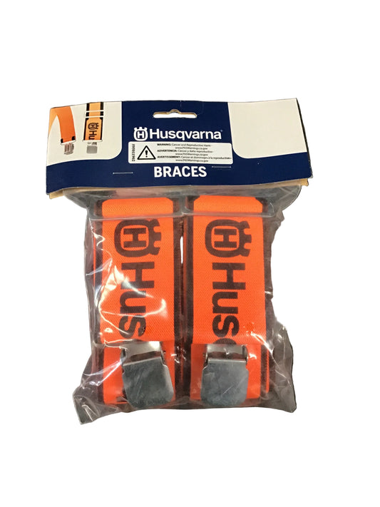 Husqvarna Clip Suspenders 596290301 | Hi-Viz Orange | Genuine OEM | New