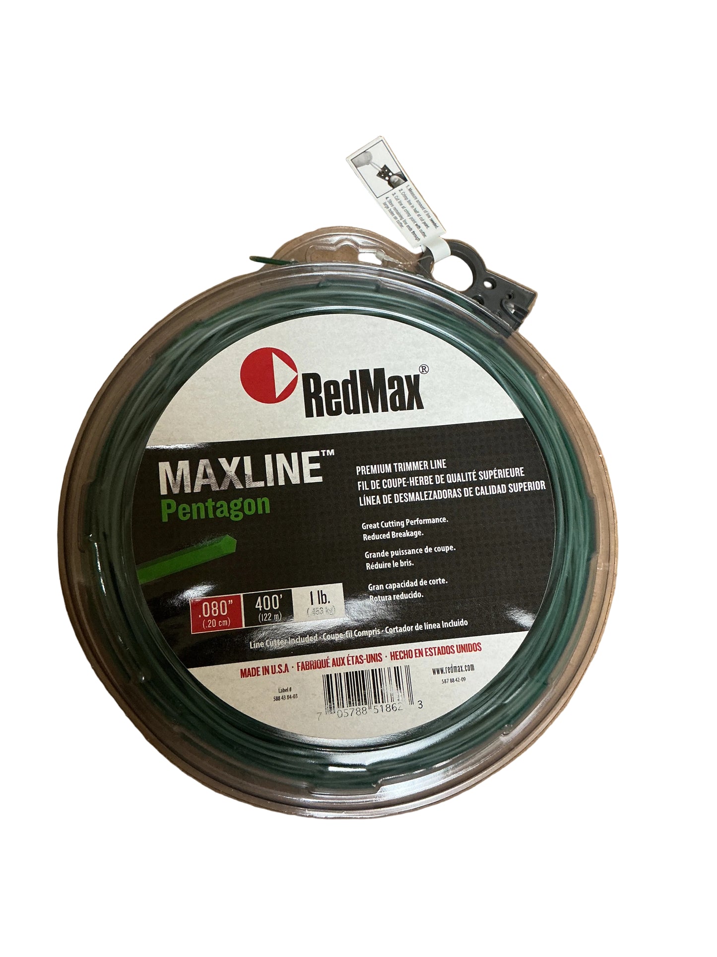 Husqvarna Maxline Pentagon Trimmer Line 587884209 | .080" 1lb | New