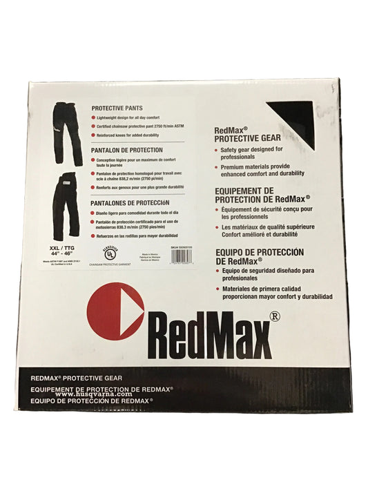 RedMax Chainsaw Protective Pants 592805105 | XXL 44-46 x 32 | New