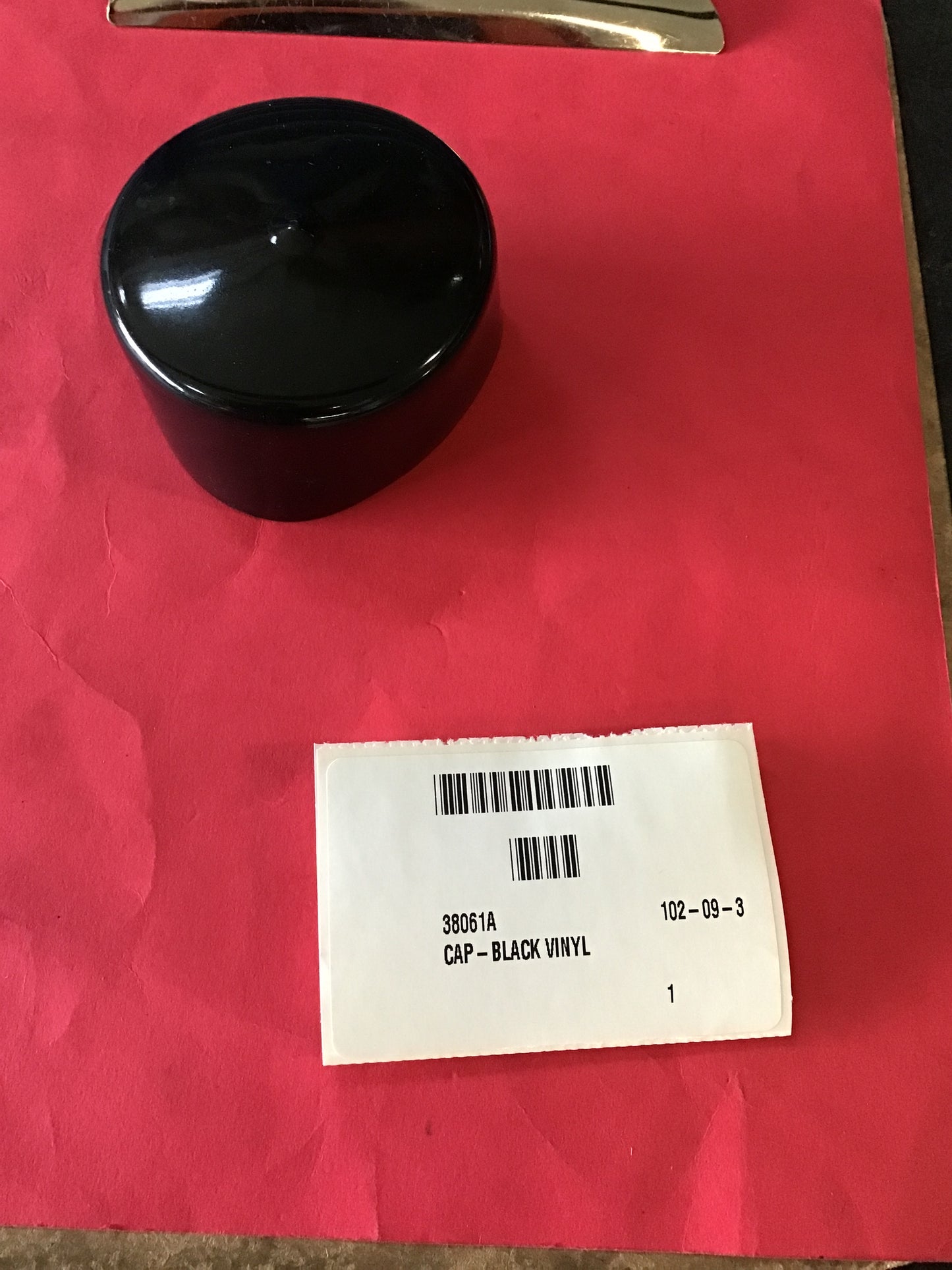 Bob-Cat OEM Black Vinyl Cap 38061A | Service Part | New