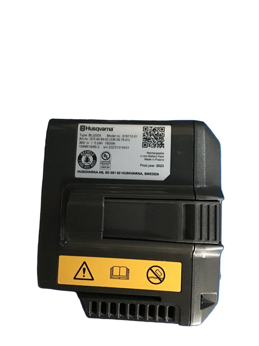 Husqvarna BLi200X 36V 5Ah PRO Battery 970448902 | BLi-X Platform | New