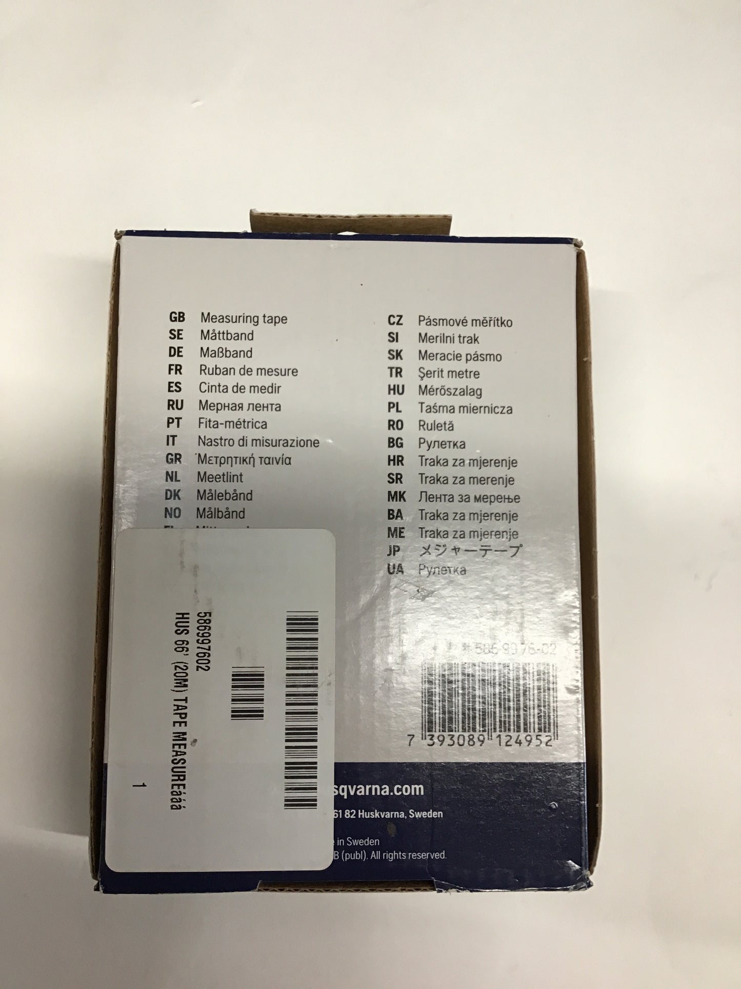 Husqvarna 66 ft / 20 m Logger's Tape Measure 586997602 | Dual Marked | New