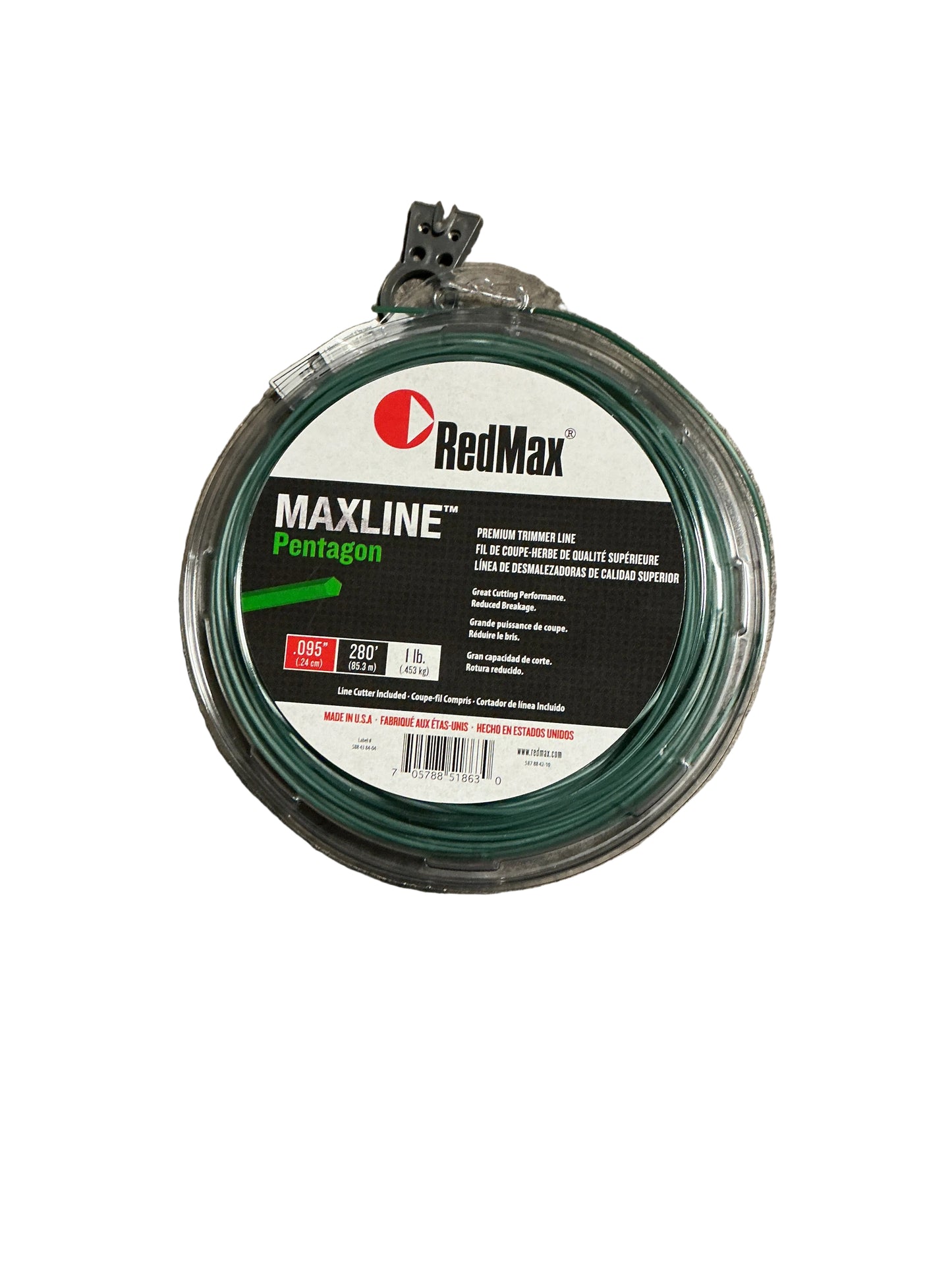 Husqvarna Maxline Pentagon Trimmer Line 587884210 | .095" 1lb | New