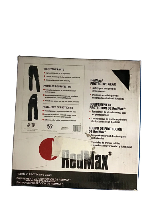 RedMax Chainsaw Protective Pants 592805104 | XL 40-42 x 32 | New