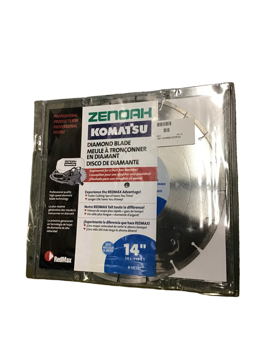 Zenoah Komatsu RedMax HC141 14" Diamond Blade | 14x.110x1 | DISCONTINUED
