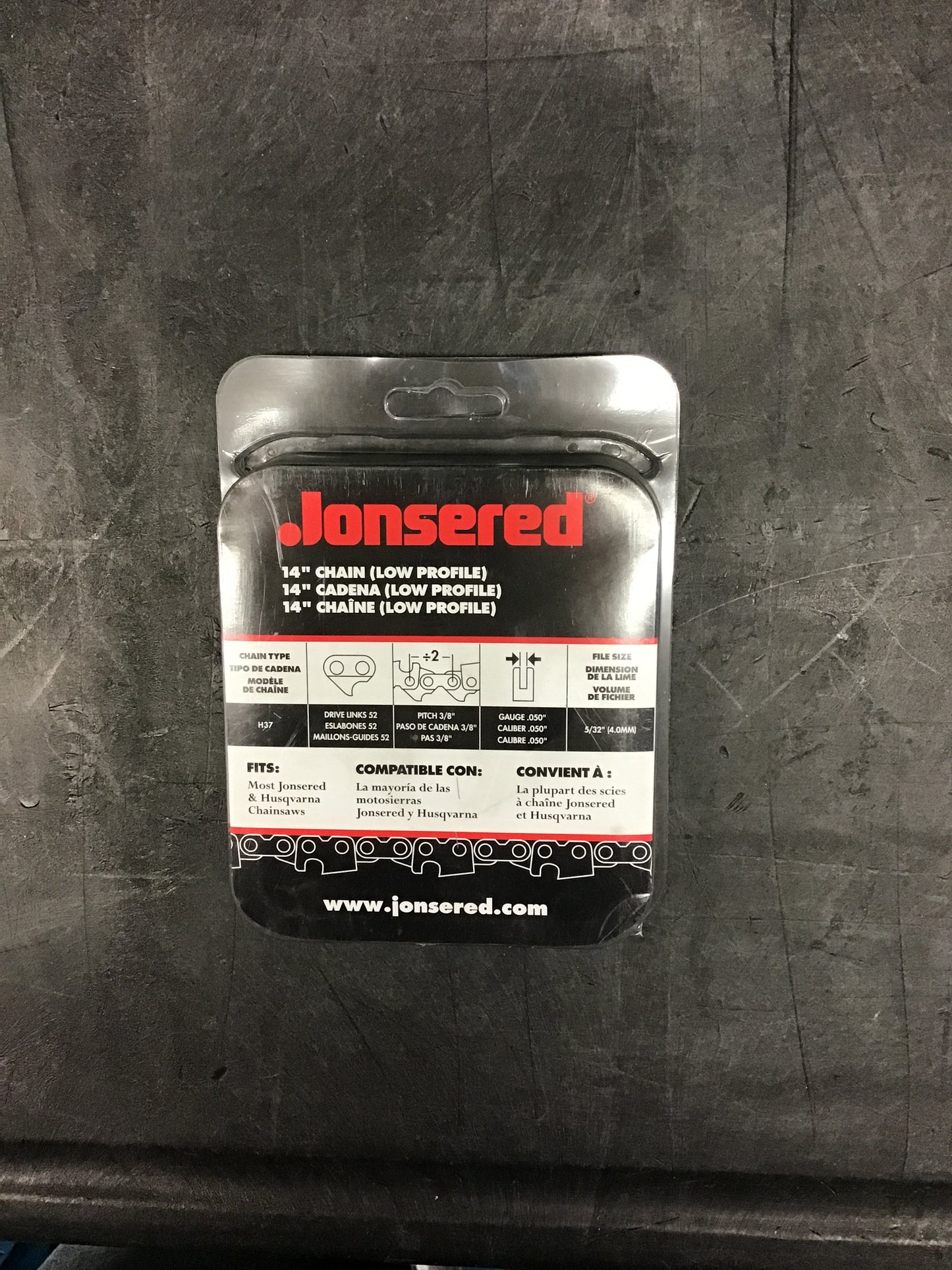 14IN CHN-3/8", .050, 52DL