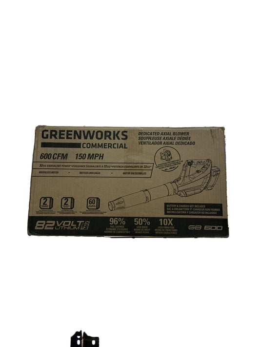 Greenworks Commercial 82V 600 CFM Axial Blower GB600 2402702 | Tool Only | Open Box