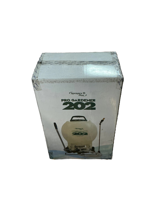 Sprayers Plus 202 4 Gal Backpack Sprayer | Piston 100 PSI Brass Wand | New