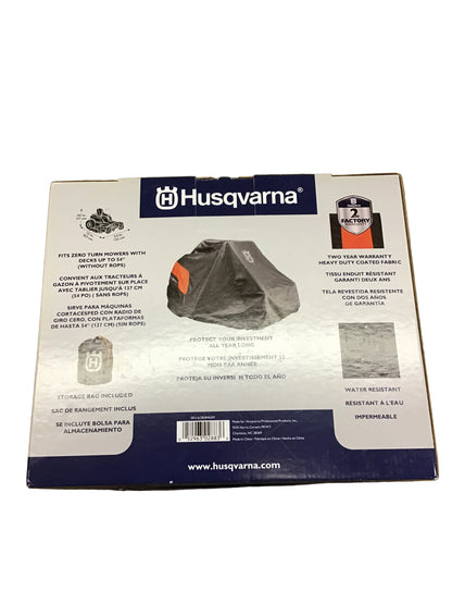 Husqvarna Tractor Cover 588208702 | Fits Decks Up To 54" | All Season | New