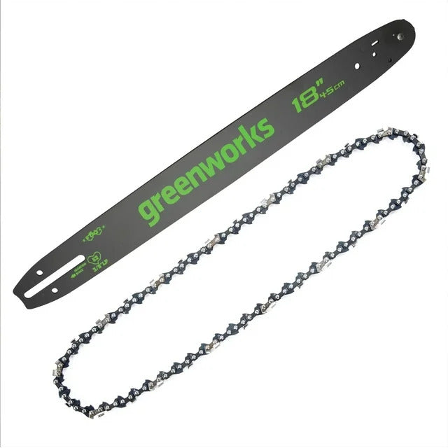 Greenworks AS180 18" Bar & Chain Combo