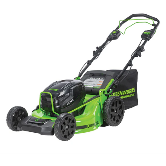 Greenworks 82V 21" Brushless Push Lawn Mower – Green Deck