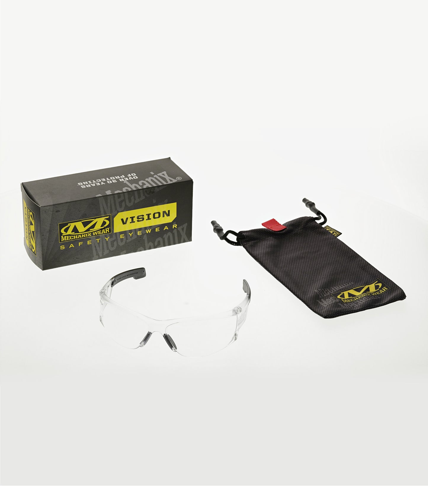 Mechanix Wear Vision Type-N One Size Fits All, Clear-Black